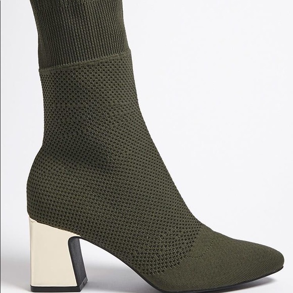 olive green sock boots